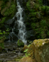 Wasserfall mit weichem Wasser